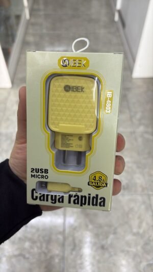 CARGADOR IBEK CARGA RAPIDA ( FICHA MICRO )