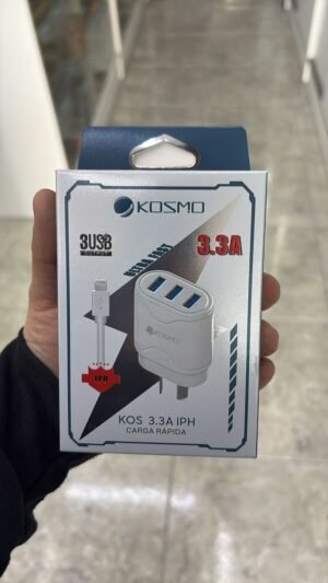 CARGADOR KOSMO 3.3 A IPHONE + 3 PUERTOS