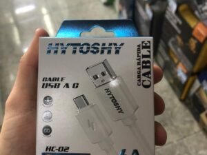 CABLE CARGADOR USB A C 6A