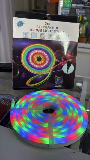 LUZ NEON RGB 5 METRROS BLUETOOTH