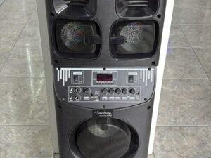 PARLANTE TEMUKI 7200PMPO/LUCES LED/USB/AUX