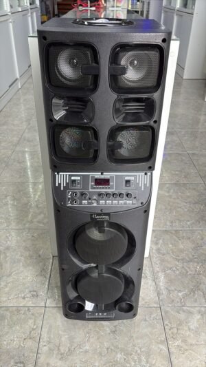 PARLANTE TEMUKI 7200PMPO/LUCES LED/USB/AUX