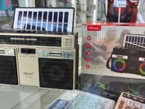 RADIO RECARGABLE C / PANEL SOLAR USB / MP3 / LUZ RGB