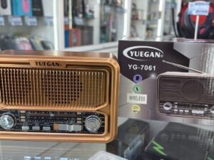 RADIO VINTAGE RECARGABLE MP3 / TARJETA SD / USB