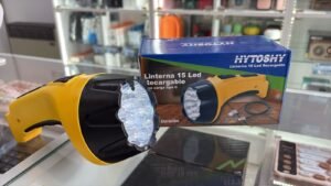 LINTERNA 15 LED CARGABLE