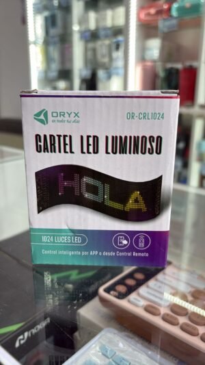 CARTEL LED LUMINOSO PARA AUTO CON APP