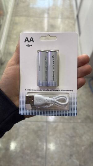 PILAS RECARGABLES AA C / CABLE CARGADOR