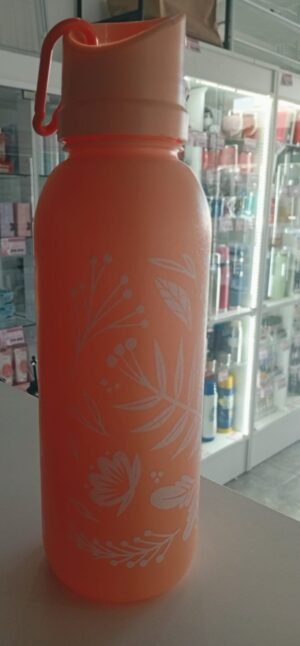 WhatsApp Image 2025-09-24 at 2.30.30 PM (2) BOTELLA NARANJA FLOREADA CON MOSQUETON