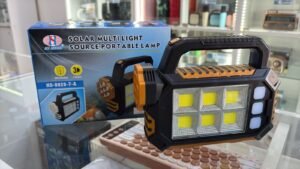 LAMPARA LINTERNA SOLAR CON 3 MODOS