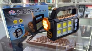 LAMPARA LINTERNA SOLAR CON 3 MODOS