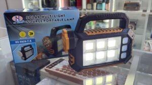 LAMPARA LINTERNA SOLAR CON 3 MODOS