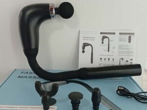 PISTOLA MASAJEADORA CON MANGO EXTENSIBLE 4 CABEZALES