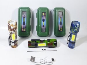 MINI LINTERNA RECARGABLE CAMUFLADA