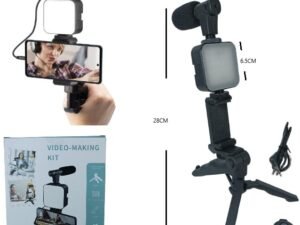 TRIPODE ESTABILIZADOR C/ LUZ LED Y MICROFONO