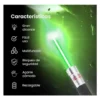 PUNTERO LASER LUZ VERDE 1000MW RECARGABLE 5 PROYECCIONES