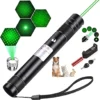 LASER RECARGABLE 5000 MW COLOR VERDE PROFESIONAL - NEGRO