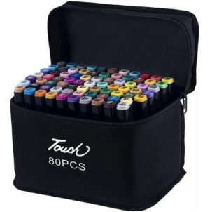 MARCADORES DOBLE PUNTA 80 PCS