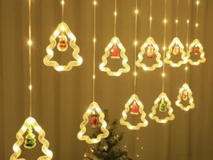 LUCES DE NAVIDAD FORMA ARBOLITO 18 X 9 X 13 CM