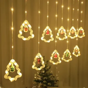 LUCES DE NAVIDAD FORMA ARBOLITO 18 X 9 X 13 CM