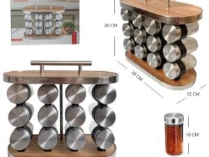 ESPECIERO TRES NIVELES 12 PCS