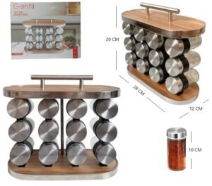 ESPECIERO TRES NIVELES 12 PCS