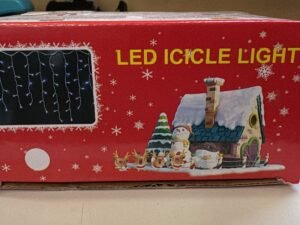 LUZ GUIRNALDA NAVIDAD 12 X 6 X 8