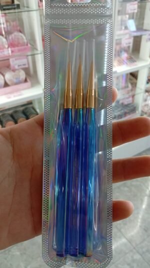 BROCHAS FINAS PARA UÑAS X3