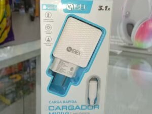 CARGADOR IBEK FICHA MICRO 3.1A