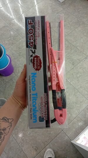 PLANCHA NANO TITANIUM CON PEINE