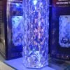 LAMPARA LED DIAMANTE TACTIL DIF COLORES