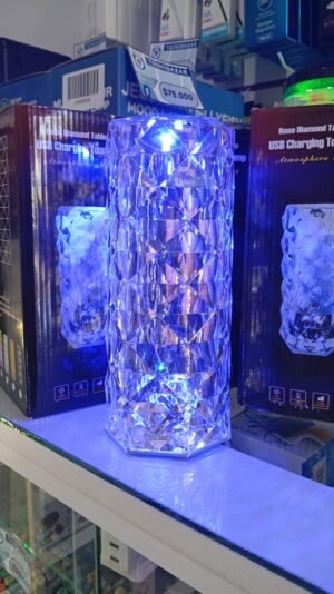 LAMPARA LED DIAMANTE TACTIL DIF COLORES