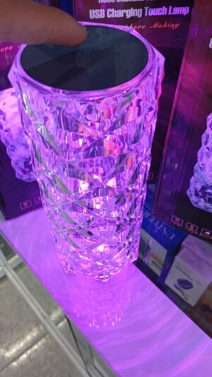 LAMPARA LED DIAMANTE TACTIL DIF COLORES