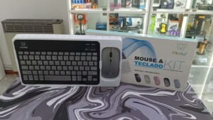 KIT TECLADO Y MOUSE INALAMBRICO BLUETOOTH RECARGABLE