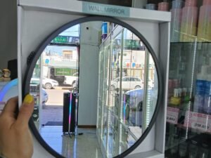 ESPEJO REDONDO P/ PARED CON GANCHO