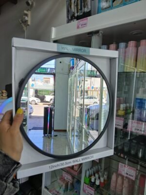 ESPEJO REDONDO P/ PARED CON GANCHO