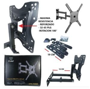 SOPORTE TV CON BRAZO 32-65 PLG