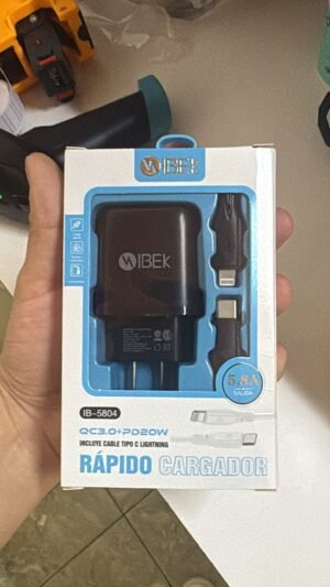 CARGADOR IBEK FICHA C - LIGHTNING