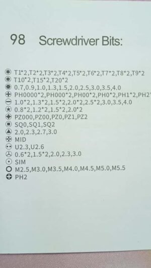 SET JUEGO DE DESTORNILLADORES DE PRECISION 115-1