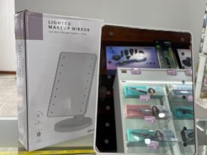 ESPEJO LED LUZ FRIA A PILA Y USB