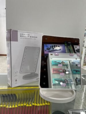 ESPEJO LED LUZ FRIA A PILA Y USB