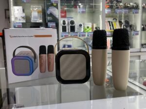 PARLANTE PORTATIL C/ 2 MICROFONOS