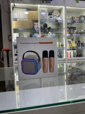 PARLANTE PORTATIL C/ 2 MICROFONOS