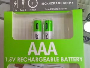 PILAS DOBLE AAA MINI RECARGABLES 1.5V