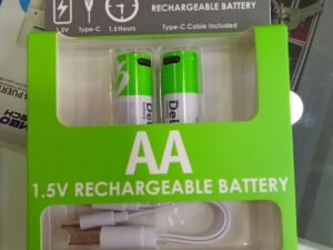 PILAS DOBLE AA RECARGABLES 1.5V