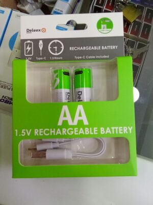 PILAS DOBLE AA RECARGABLES 1.5V