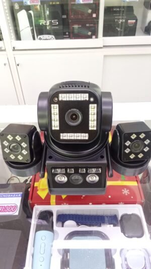 Camara Vigilancia Solar 4k Hd Triple-lente Wifi 4G Gris Plateado