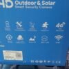 Camara Vigilancia Solar 4k Hd Triple-lente Wifi 4G Gris Plateado