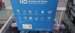 Camara Vigilancia Solar 4k Hd Triple-lente Wifi 4G Gris Plateado