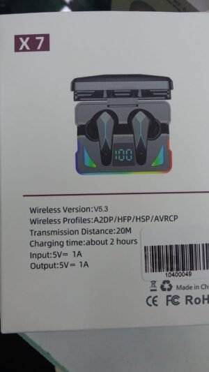 AURICULARES INALAMBRICOS GAMING HEADSET X7