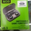 AURICULARES INALAMBRICOS M30 V5.3 ENC GAME
